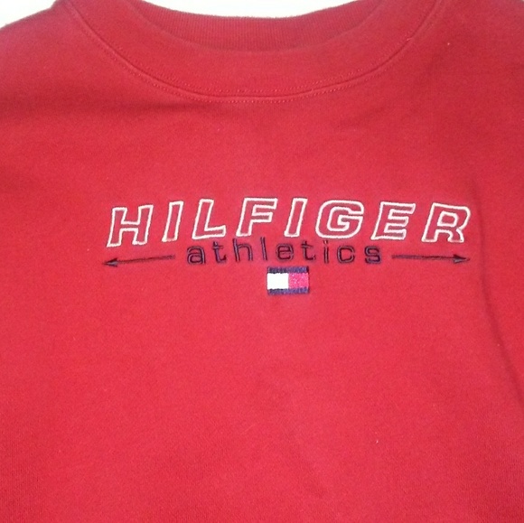 6 Tommy Filfiger red sweetshirt - Picture 2 of 5